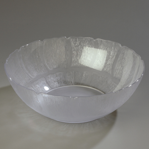 Carlisle Foodservice Carlisle Petal Mist Bowl, Clear - 17.2 Quart / 18