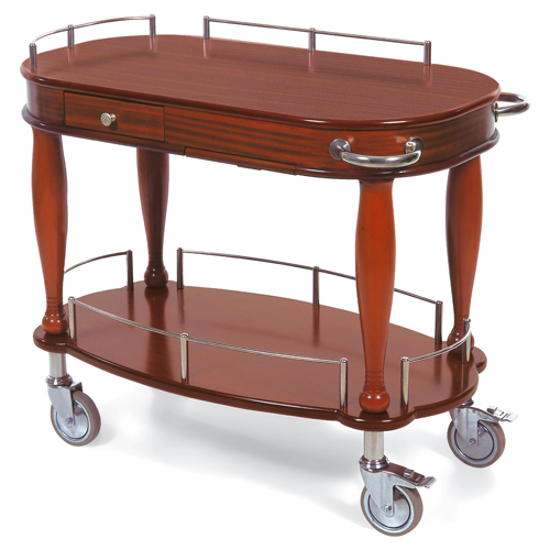 Geneva Geneva 70011 Serving Cart - Oval Shaped Top