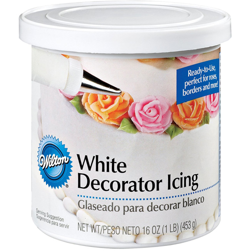 Wilton Wilton White Ready-To-Use Decorator Icing - 1 lb. Can - 710-118