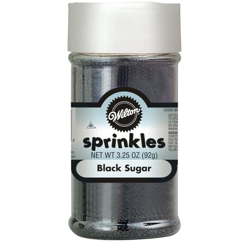 Wilton Wilton Sprinkles Colored Sugar, Black - 710-762