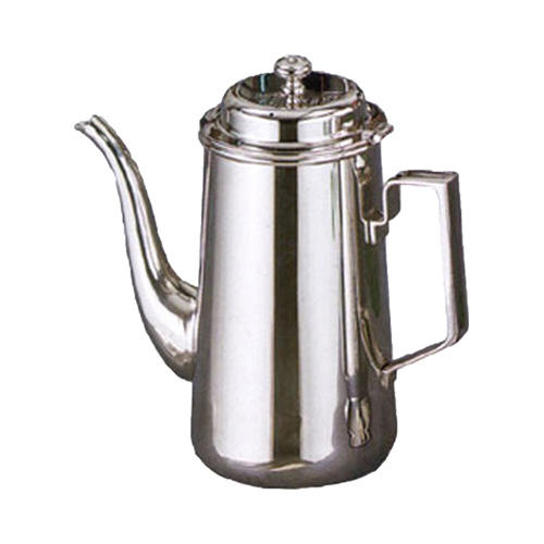 Eastern Tabletop Mfg. Eastern Tabletop Legacy Coffee Pot w/ Gooseneck Spout - 64 oz. - Silverplate