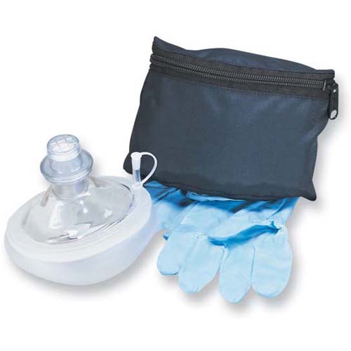 unknown MDI CPR Micromask with Gloves & Case