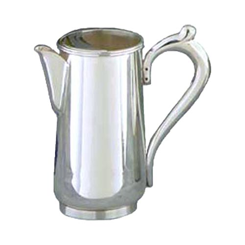 Eastern Tabletop Mfg. Eastern Tabletop Water Pitcher with Ice Guard - 64 oz. - Stainless Steel