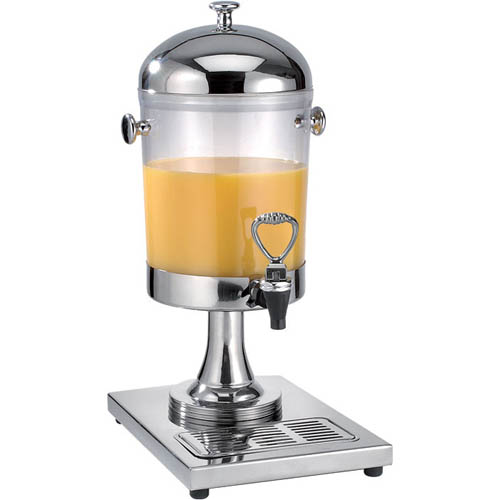 Eastern Tabletop Mfg. Eastern Tabletop Park Avenue Juice Dispenser With Drip tray & Ice Chamber - Stainless Steel