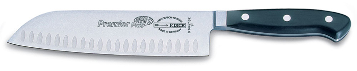 F. Dick 7'' Santoku Forged. Kullenschliff/ Hollow Edge Eurasia