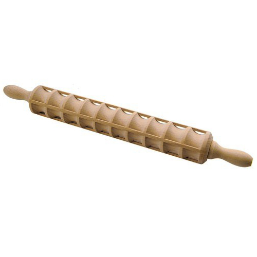 unknown Ravioli Wooden Rolling Pin, Overall Size 23 1/2
