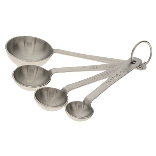 Made of durable 18-8 stainless steel. Capacities are clearly stamped on the handles for easy size identification. All handles are welded for strength and durability. Brushed finish inside and outside.
