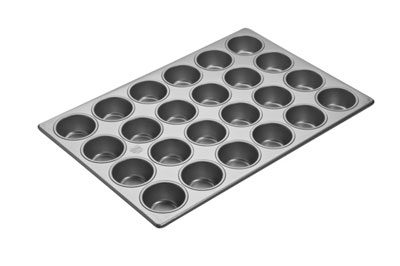 unknown Aluminized Steel Cupcake / Muffin Pan Glazed 24 Cups. Cup Size 2-3/4