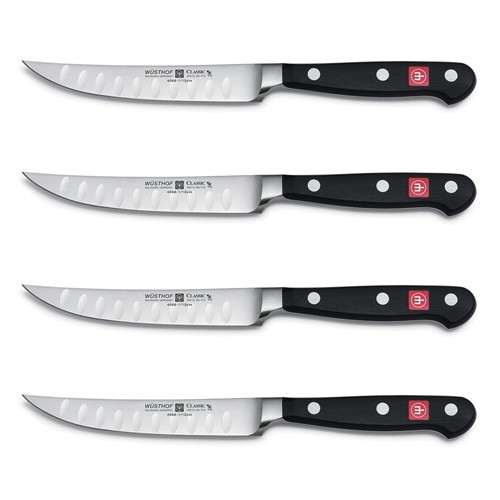 Wusthof Wusthof 9731-31 Classic 4 piece Steak Knife Set, Hollow Ground Edge