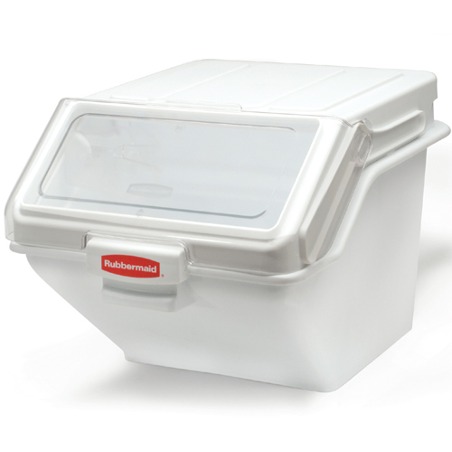 Rubbermaid Rubbermaid FG9G5800WHT 200 Cup Safety Ingredient Storage Bin with 2 Cup Scoop