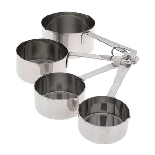 Amco Amco Measure Cup Set - Heavy Duty stainless steel - 4 piece set