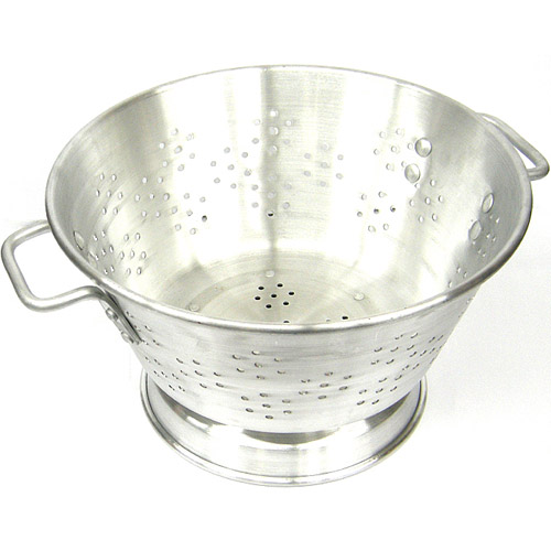 unknown Footed Colander Heavy Duty Aluminum 13 Qt.