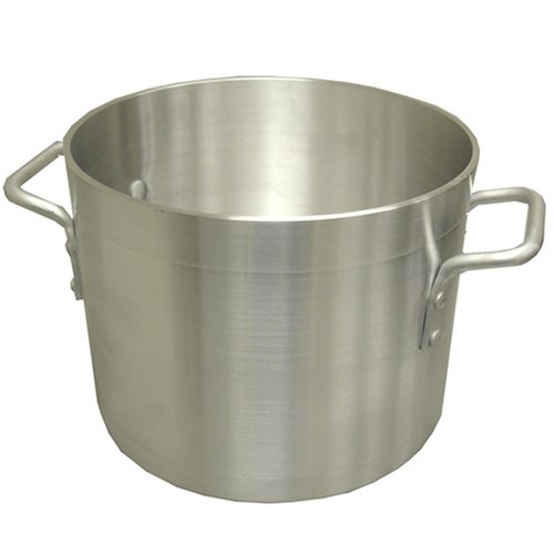 Winco Super Aluminum Stock Pot - 50 Quart, 15.8" Diameter, 4mm