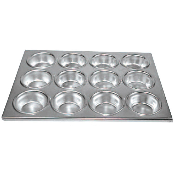 Winware by Winco Winware by Winco Muffin Pan, 12 Cup, Aluminum