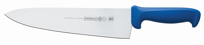 Mundial 10" Cook's Knife, Blue Handle