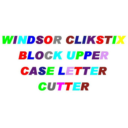 Windsor Cake Craft Windsor Cake Craft Block Uppercase Letters Clickstix Cutter