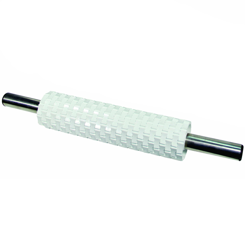 PME Fondant 15" Rolling Pin Deep Basket Weave Design