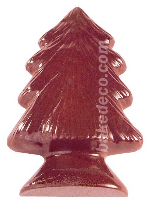 unknown Polycarbonate Chocolate Mold: Christmas Tree 169mm x 103mm. 1 Cavity