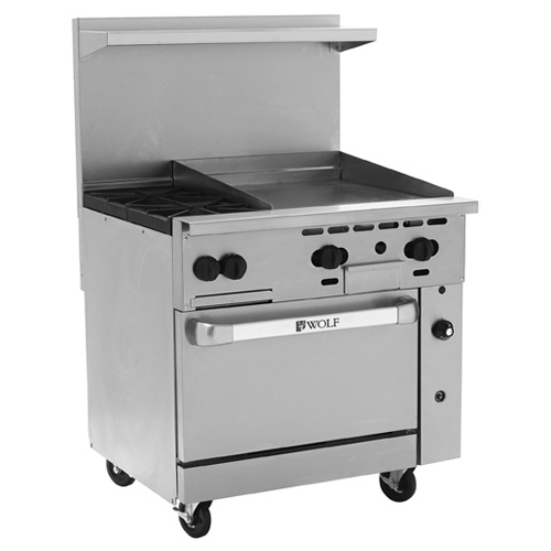 Wolf Wolf C36S-2B24GT Challenger Gas Range 36