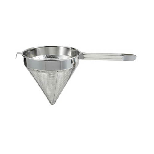 Winco China Cap Strainer Stainless Steel, Coarse Mesh - 9"