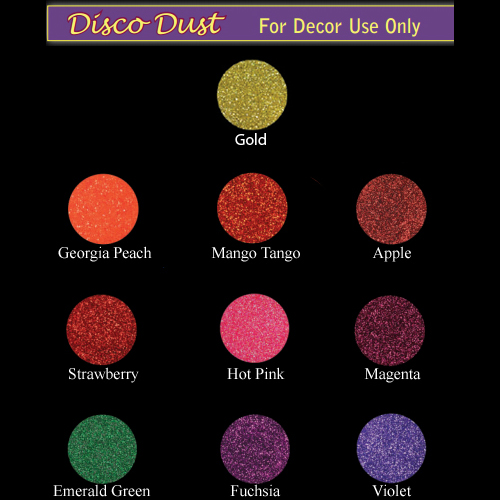 unknown Non-Toxic Disco Dust, 4 Grams - Mango Tango