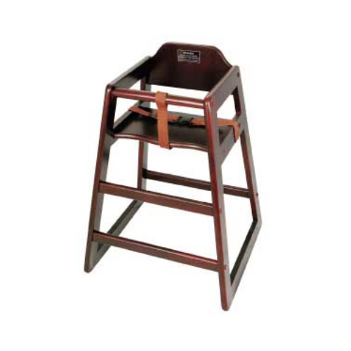 Winware by Winco Winware by Winco Assembled Mahogany High Chair