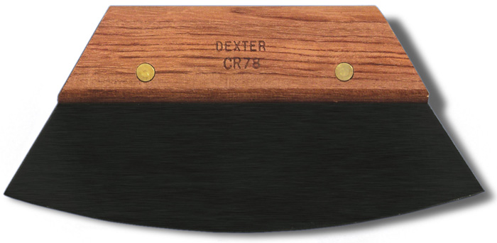 Dexter-Russell Dexter-Russell 17010 Dough Scraper, Neoprene Blade with Wood Handle, 8