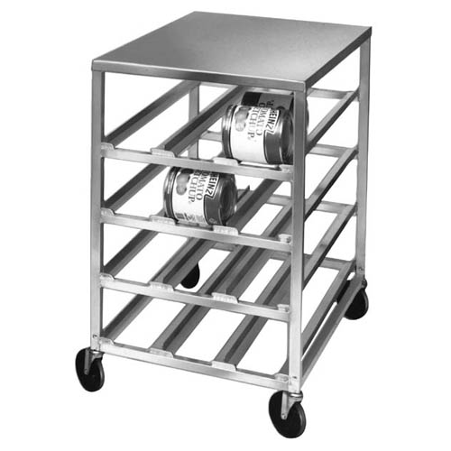 Channel Channel Can-Storage Mobile Worktable, Holds 54 #10 Cans - None