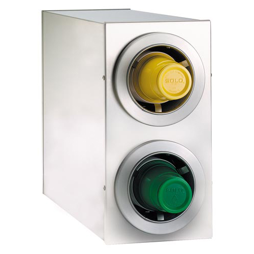 Dispense-Rite Dispense-Rite CTC-R-2SS Countertop 2-Cup S/S Dispensing Cabinet