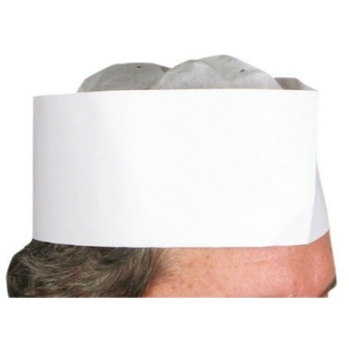 Winware by Winco Winware by Winco DCH-3 Disposable Chef's Hat