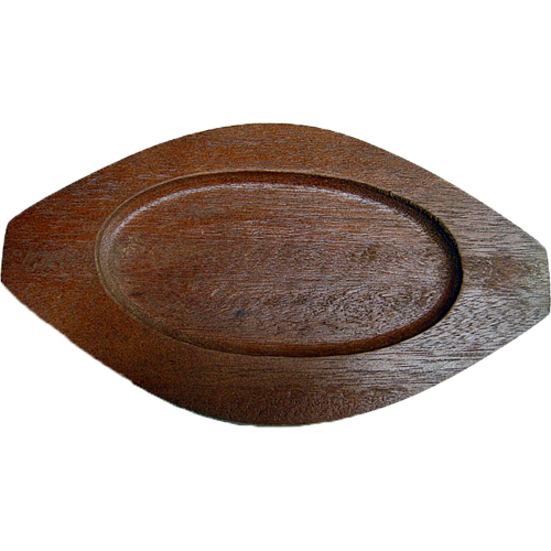 unknown Wooden Platter Underliner, 9-1/2
