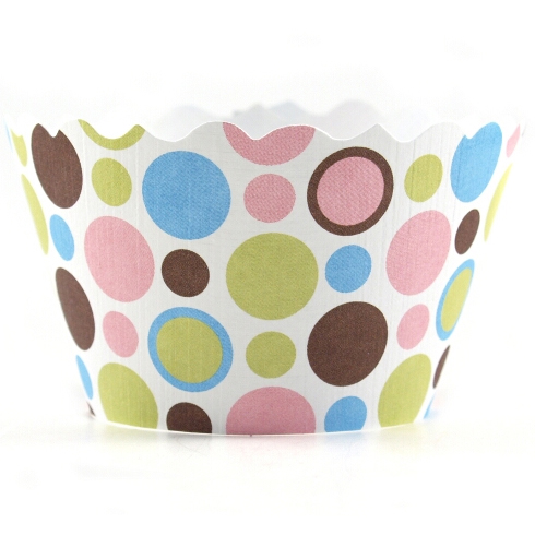 Bella Cupcake Couture Bella Cupcake Couture Dorothy Polka Dot Wrapper - 50 Pieces