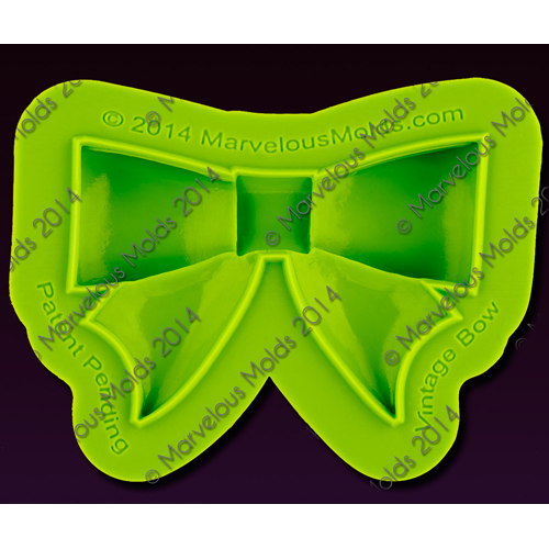 Marvelous Molds Elisa Strauss Vintage-Bow Silicone Fondant Mold by Marvelous Molds
