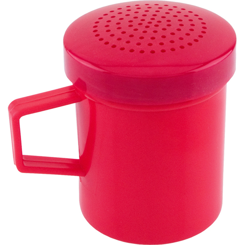 Fox Run Shaker/Dredge, Plastic - Red