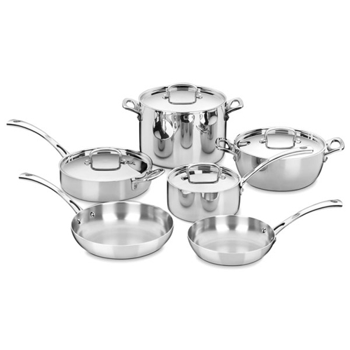 Cuisinart Cuisinart French Classic Tri-Ply Stainless 10-Piece Cookware Set