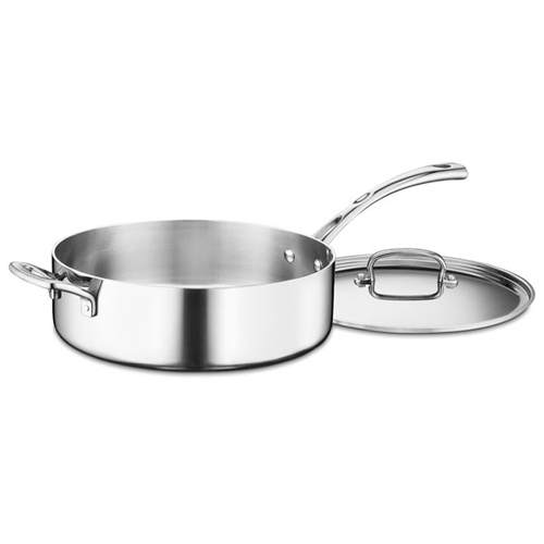 Cuisinart Cuisinart French Classic Tri-Ply Stainless 5.5-Qt Saute Pan with Cover