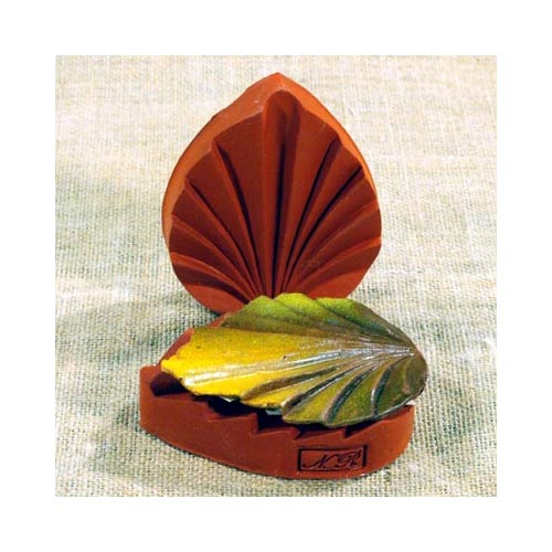 unknown Silicone Leaf 2 piece Double Sided Mould for Sugar and Marzipan