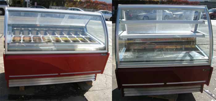 Gelo Standard Refrigerated Display Case & Refrigerated Bakery Display Case Excellent Condition