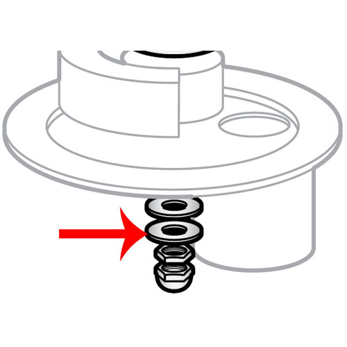 unknown Retaining Washer (Pkg./10) For Hobart Mixers A200