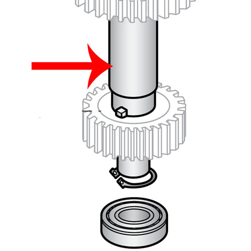 unknown Lower Spacer For Hobart Mixer