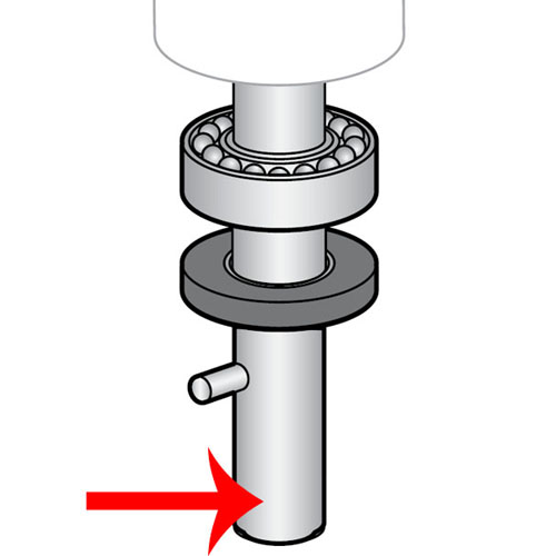 unknown Sub-Assembly - Agitator Shaft For Hobart Mixer