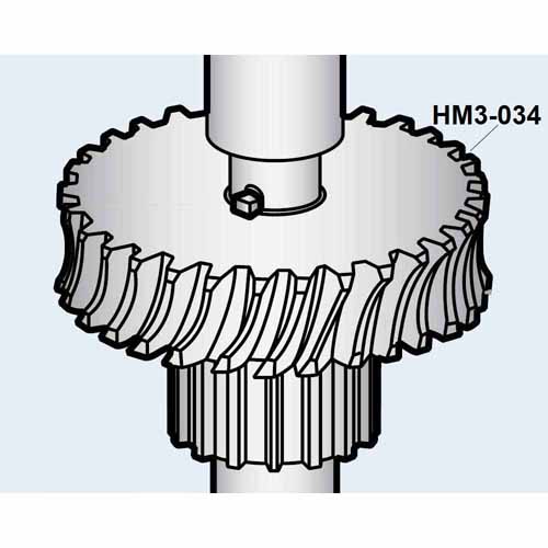 unknown Bronze Gear Worm (29T / 60HZ) For Hobart Mixer D300 Transmission Unit