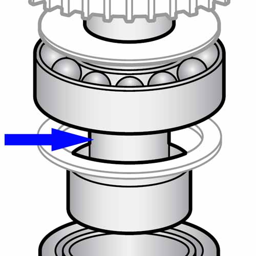 unknown Planetary Shaft and Bushing Assembly For Hobart Mixer D300