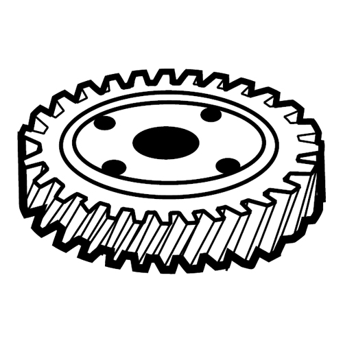 unknown Gear, Worm Shaft, Upper - for Hobart Mixers