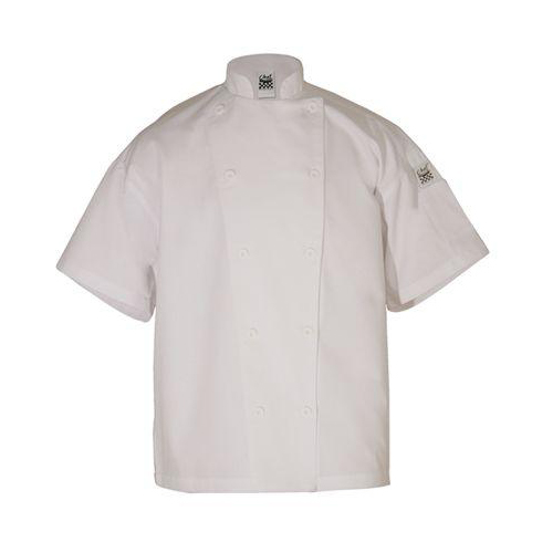 Chef Revival Chef Revival Knife & Steel Jacket Short-Sleeve Poly-Cotton - S