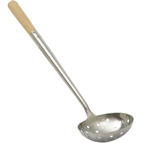 unknown Chinese Perforated Ladle, 8 oz.