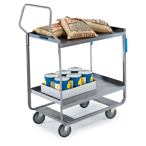 Lakeside Lakeside Stainless Steel Utility Cart Handler Series - 700 Lb. Cap. - 2 Shelf - 15 1/2