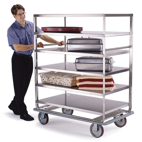 Lakeside 867 Mobile Tray Drying Rack, Stainless Steel, (4) Shelves fit 14 x  18-in. or 15 x 20-in. or 16 x 22-in. Trays, 80 Tray Capacity - Lakeside  Foodservice
