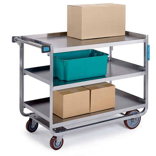 Lakeside Lakeside Tough Transport Utility Cart 1000 Lb. Cap. - 3 Shelf - Shelf Size: 21 x 49