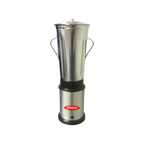 Fleetwood 2-Gallon Blender, Model LAR-8 Dimensions Volts, Watts Hz, PH, HP 11-7/8"W x 9-7/8"D x 27-9/16"H 110V, 368W 60Hz, 1PH, 1/2HP Fleetwood by Skymsen&rsquo;s stainless steel blende